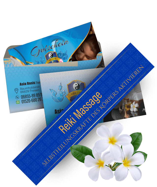 Reiki Massage Geschenkgutschein